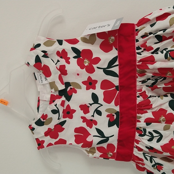 Carter's holidays baby dress size 18 months - Picture 2 of 6
